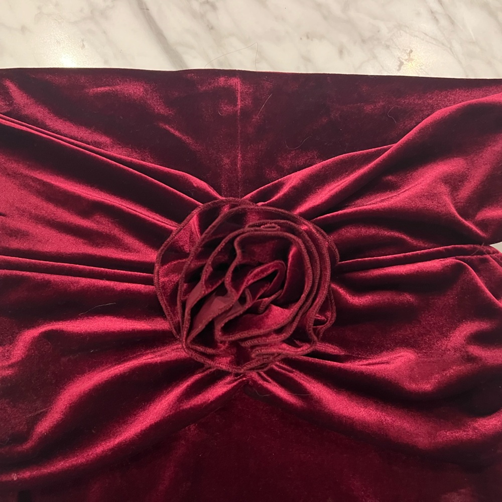 Reformation velvet off the shoulder top. Worn once! - Picture 7 of 7